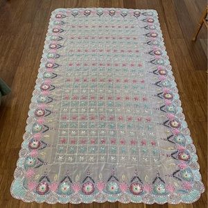 Vintage Beaded Table Cover